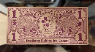 1930’s Southern Dairies 1 Cent Mickey Mouse Cone Disney Dollar Hard To Find