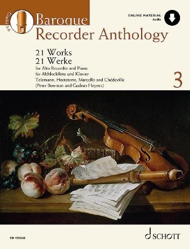 Baroque Recorder Anthology by Peter Bowman, Gudrun Heyens - 9781847615329