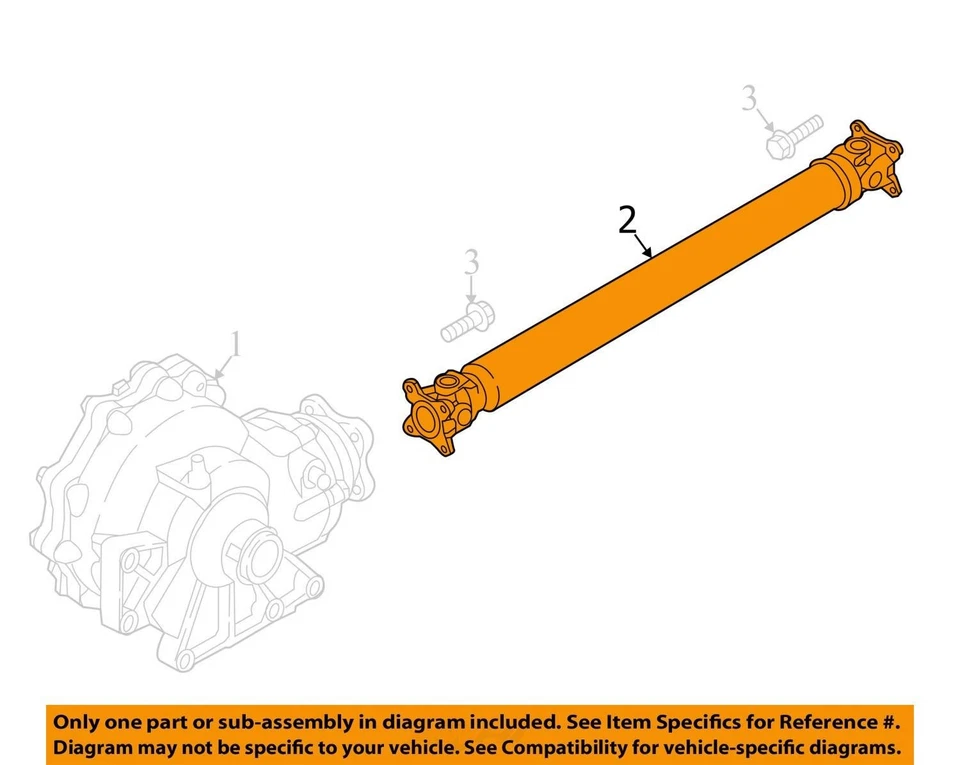 Hyundai Genesis 2015 eje de transmisión delantero fabricante de equipos originales 80 k millas - LKQ417545990 Foto 4 de 4