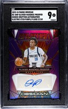 Olivier-Maxence Prosper 2023-24 Panini Obsidian Purple Rookie Auto /49 SGC RC