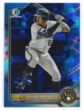 2022 Bowman Draft Sapphire Edition #BDC-116 Hendry Mendez