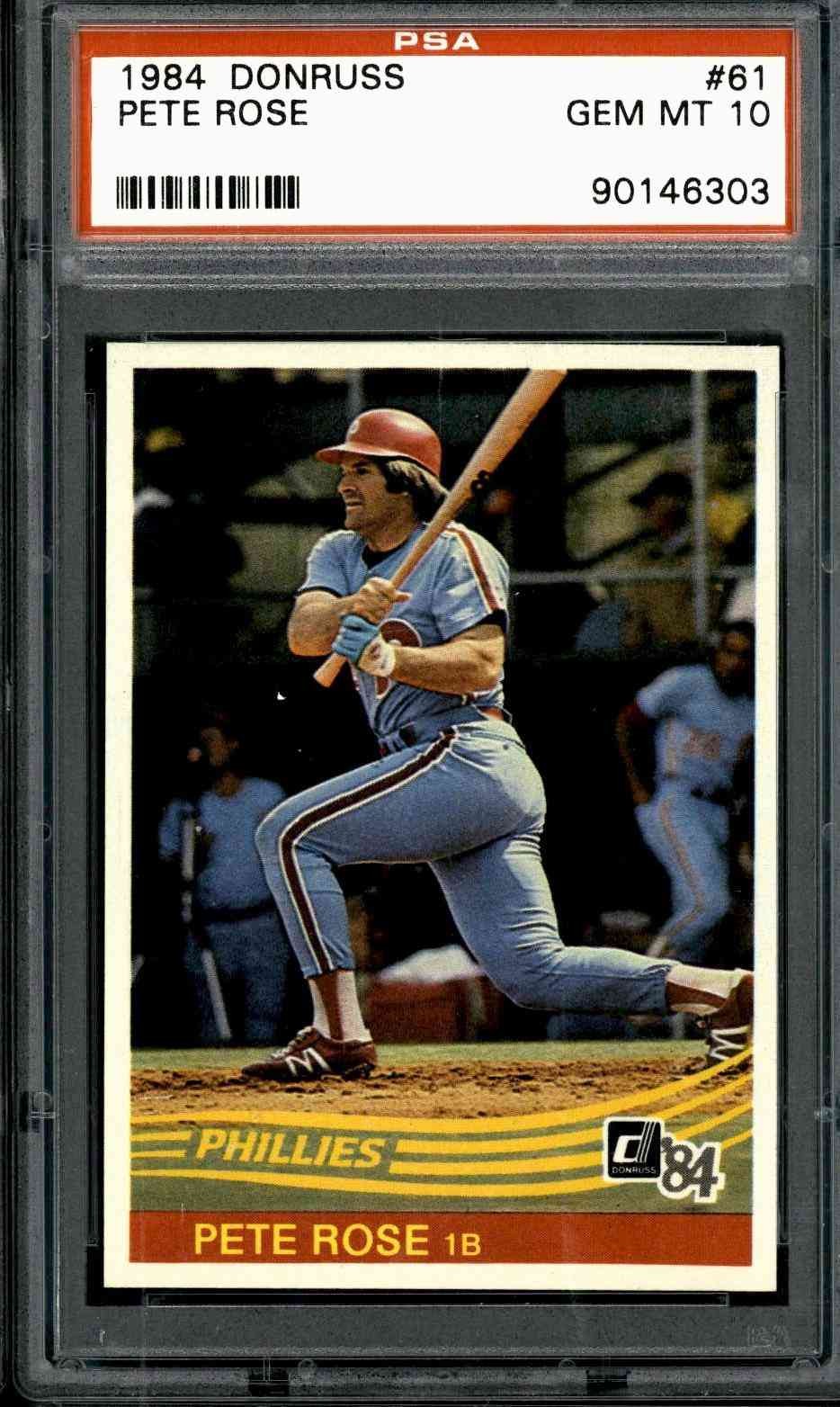 1984 Donruss #61 Pete Rose - PSA 10