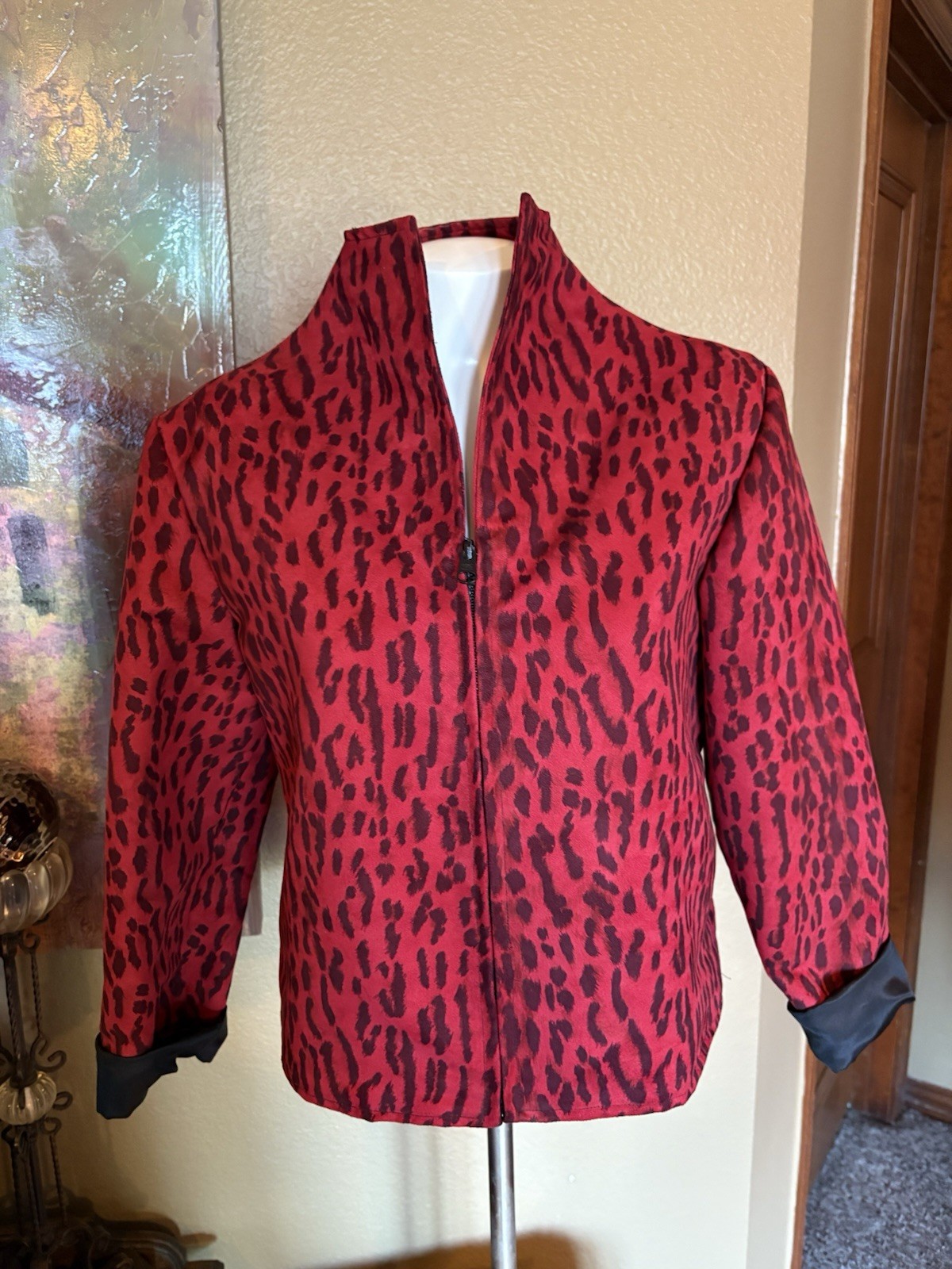 Giacca donna pony dipinta