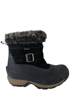 The North Face Chilkat III Pull-On waterproof suede -Black- Women s Size 7