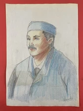 Vincent van Gogh Drawing on paper (Handmade) signed and stamped