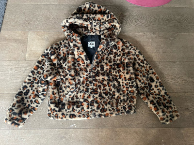 Leopardenmuster Winterjacke Mit Fuchspelz Kaufe 2024 Frühjahr Neue