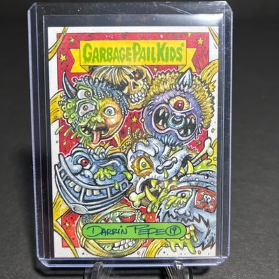 GARBAGE PAIL KIDS WE HATE THE 90s ''MADBALLS'' SKETCH CARD DARRIN PEPE