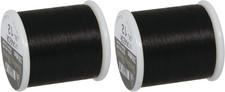 Rayher Hobby Rayher 89300576 Aufreihgarn F&uuml;r Rocailles, Schwarz, Spule 50 M, St&auml;