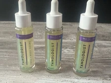 3 Pack - New - Tanologist Self Tan Drops Dark Face and Body - 1.01 oz