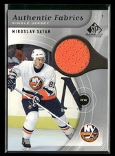 2005-06 SP Game Used Edition - Authentic Fabrics Miroslav Satan #AF-SA (MEM)