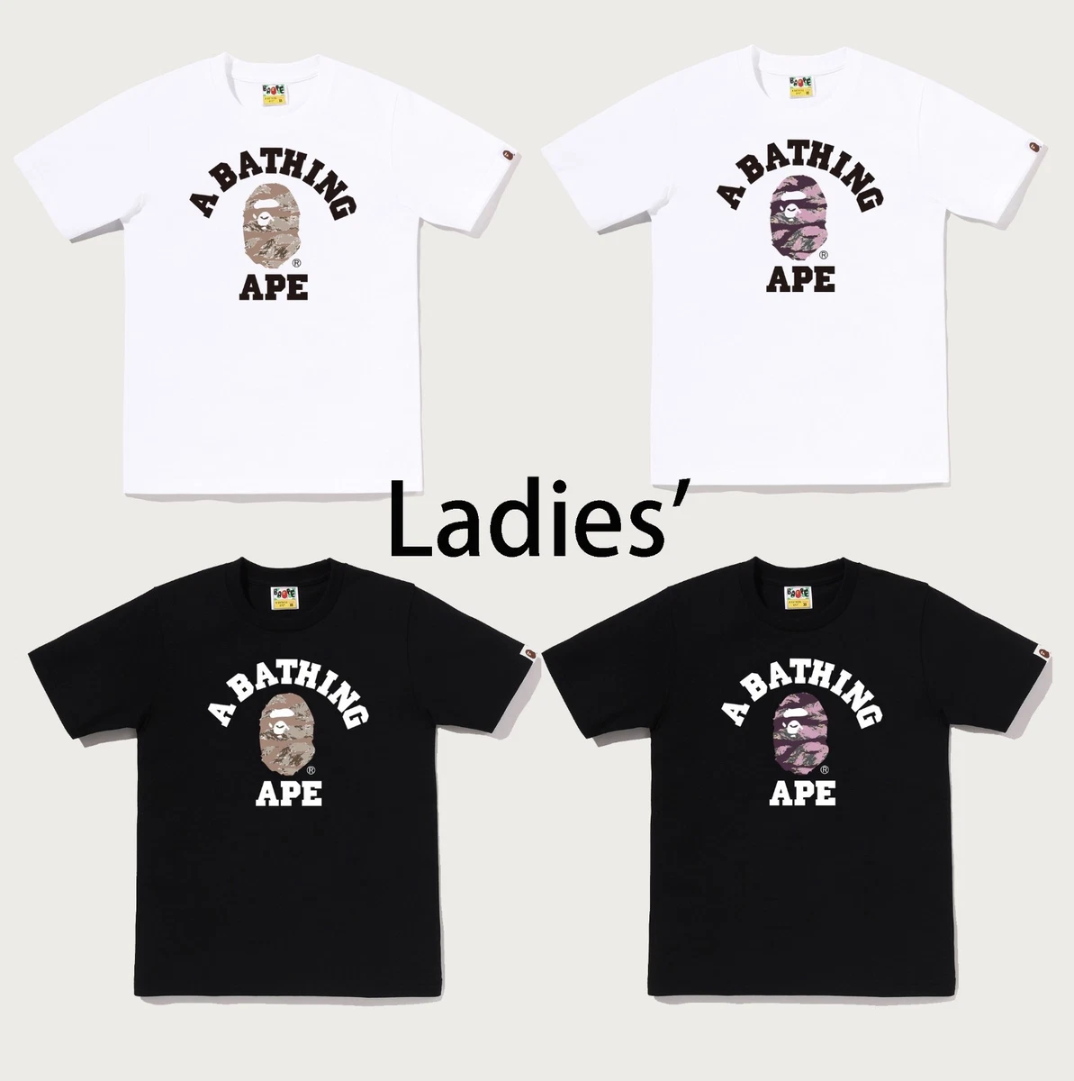 A Bathing Ape T-Shirts Regular Size XS for Women for sale | eBay