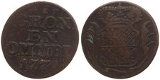 Netherlands - Netherlands Groningen and Ommelande 1 Deut 1771 Copper KM# 66