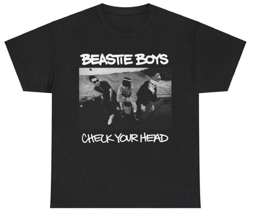 Maglietta Beastie Boys Check Your Head – Unisex Nera – Taglie S-5XL – Personalizzabile - Foto 1