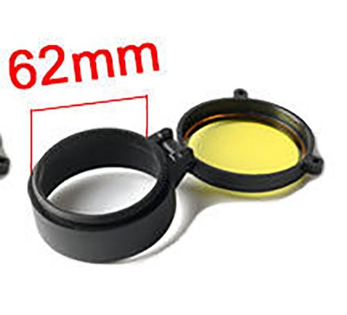 Rifle Scope Quick Spring Protection Lens Cover Flip Up Cap Objective Lense Lid - Picture 32 of 38