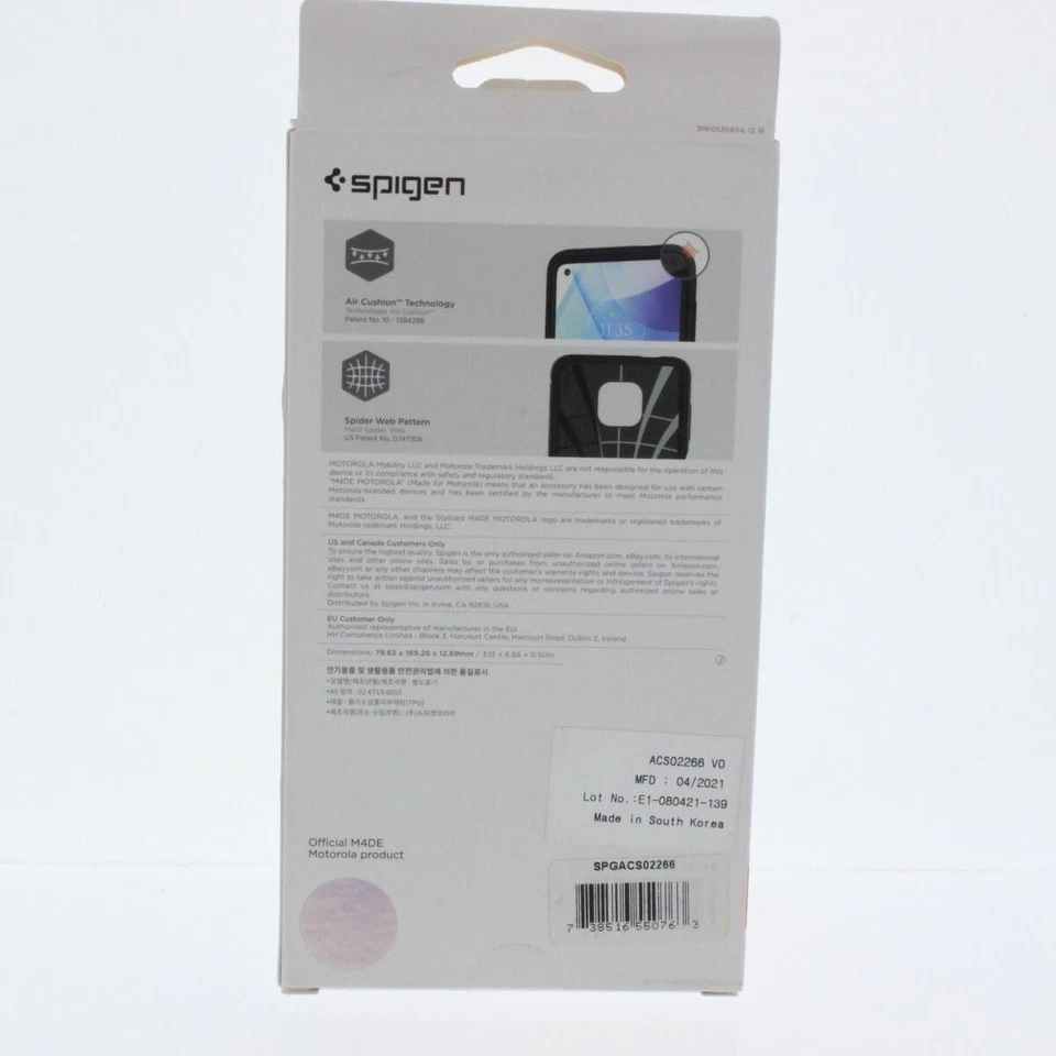 Spigen Core Armor Case for Moto g (2021) Power Black - Image 2 of 2