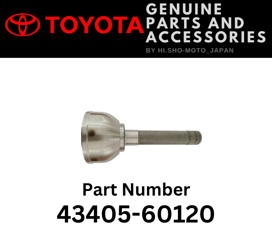 パーツ o TOYOTA Genuine OEM Part 43405-60120 Shaft-Sub-Assembly, Front Axle