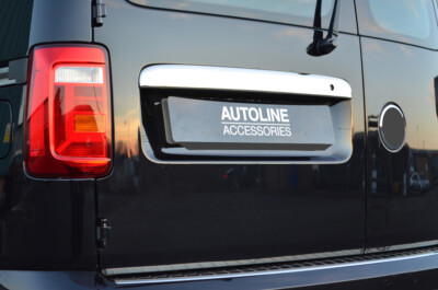 Chrome Rear Barn Door Handle Cover Tailgate Trim To Fit Volkswagen Caddy (2016