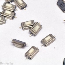 S10- 10 Stk Mini-Taster  Kurzhubtaster  Mikrotaster  Eingabetaster 6x3x2,5 mm 