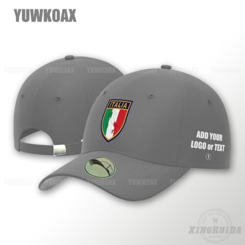 Italy Flag Italia Map Baseball Cap Unisex Dad Hat Adjustable Men's Sports Hats - Afbeelding 1 van 12