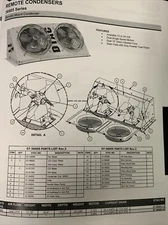 NEW 12V 12 VOLT 2 FAN POWER CONDENSER ASSEMBLY 07-36005-12