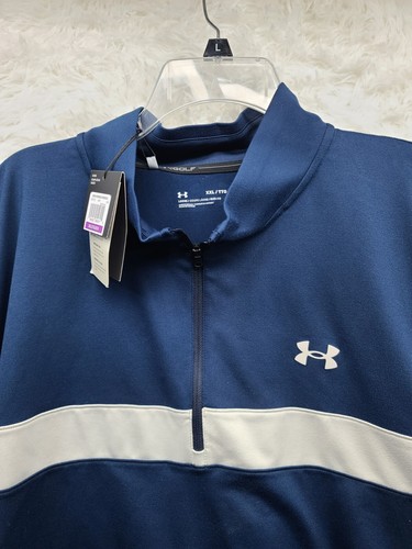 Under Armour Storm ColdGear 1/2 Zip Midlayer Golf Pullover Top 1370119 Men's 2XL - Picture 2 of 5