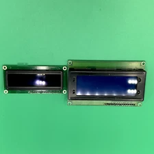 LOT OF 2 2004A & 1602 BLUE LCD 16x2 HD44780 Character Display Module BUNDLE VG+