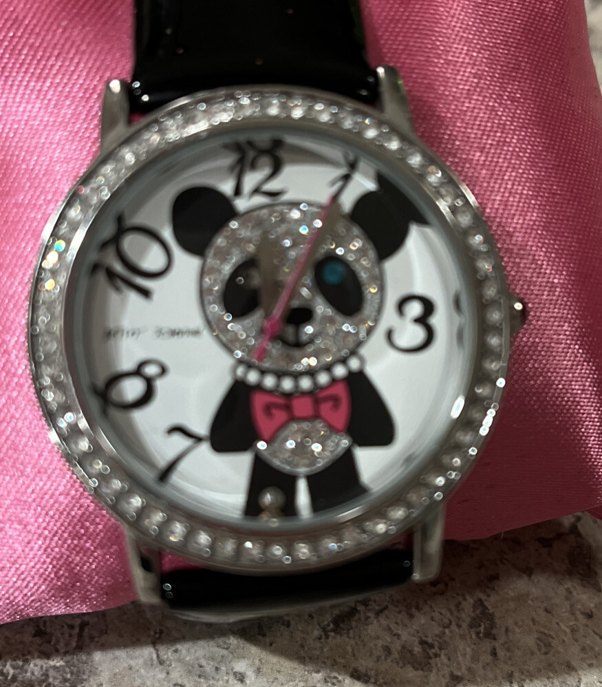 Betsey Johnson Crystal Panda Bear BJ00052 Womens Watch | eBay display picture 3