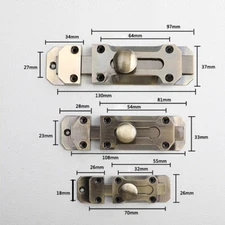 1x Door Security Latch Clasp Lock Hasp Catch Gift Box Door Bolt Hardware 3 Color