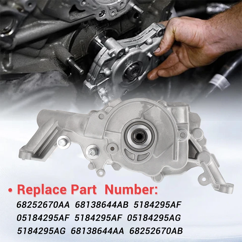 68252670AA bomba de aceite y válvula solenoide para Jeep Wrangler 2012-2016 (3,6 L 3604 CC) Foto 4 de 4