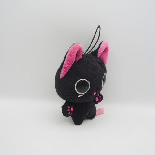 The Gothic World Of Nyanpire C0208 Black Cat Yukiusa Mascot 5" Plush Toy Doll - Picture 6 of 8
