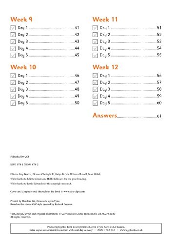 KS1 English Year 2 Daily Practice Book Autumn Term CGP Year 2 Daily Workbooks - Bild 4 von 10
