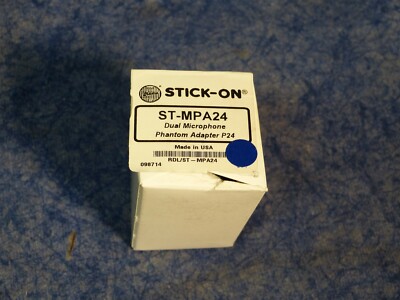 RDL ST-MPA24 2-Channel Microphone 48 V Phantom Adapter (G98)
