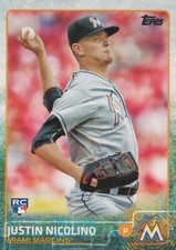 2015 Topps Update #US85 Justin Nicolino