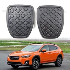 1Pair Rubber Replacement Brake Clutch Pedal Pads Cover For Subaru Crosstrek 13-