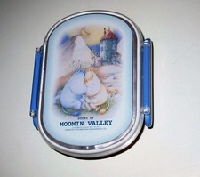 RARE Story of Moomin Valley Storage Tote Bin Skater PL-6050 Made in Japan 1990