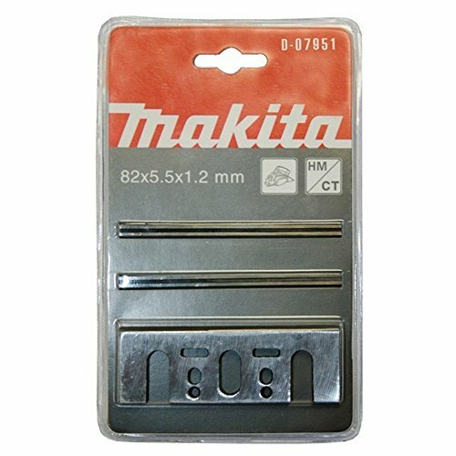 Makita D-07951 - Conjunto de 2 mini-cuchillas + cuchillas HM + placas de (V1i)
