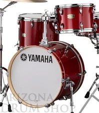 Yamaha Stage Custom Birch 3-pc Be Bop Drum Shell Pack CRANBERRY RED w/18" Bass