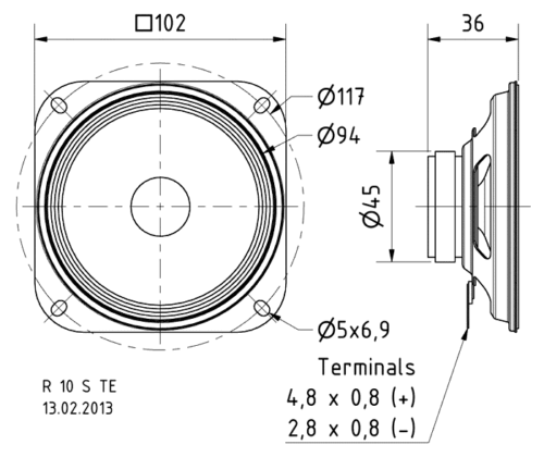 Visaton R10S Te Altoparlante Massima Estensione 8 Ohm Paio, Modellismo, Soffitto - Foto 2 di 4