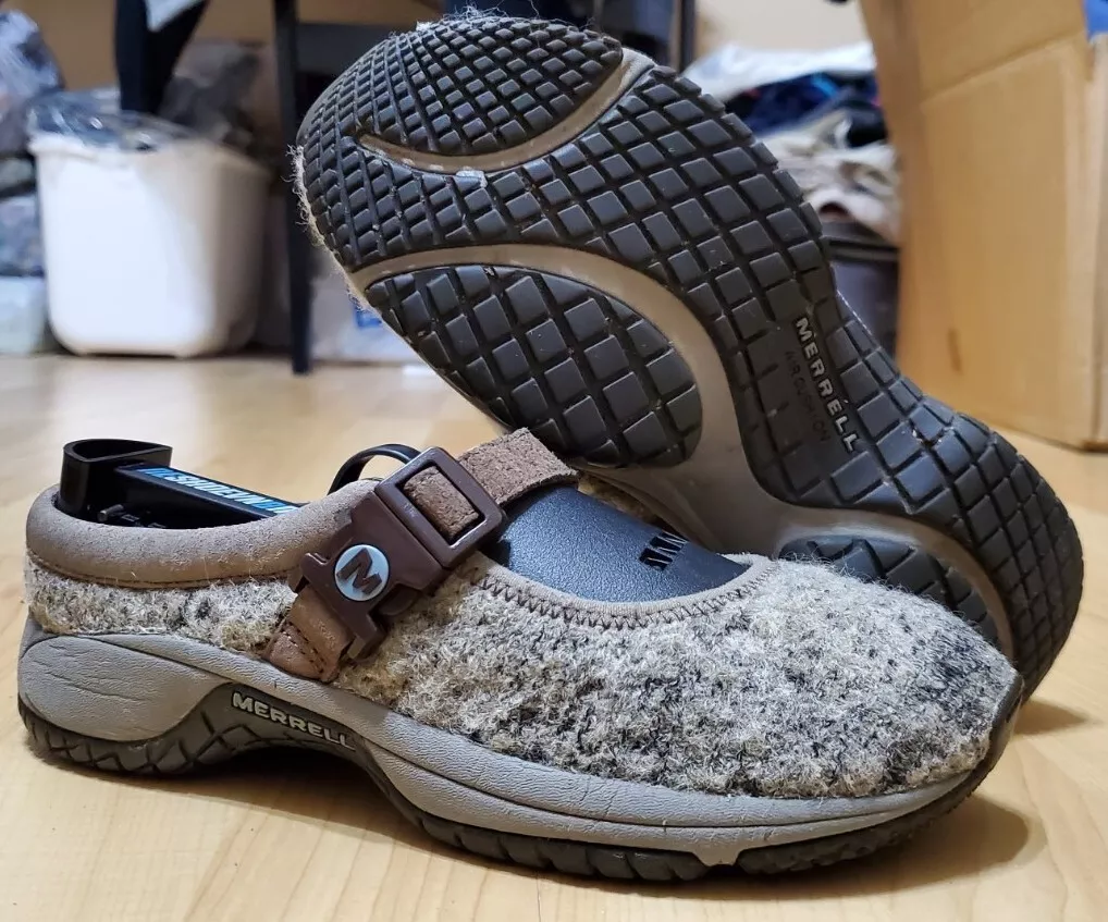 Merrell Encore MJ Adjustable Slip Shoes Women Sz 5 J66474 Brindle
