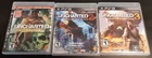 PS3 Uncharted 1,2 & 3 Games Lot PlayStation 3 TESTED