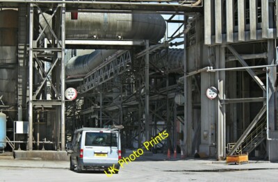 Photo 6x4 Hanson Cement, Clitheroe Clitheroe/SD7441 The rotary kiln is h c2015