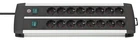 Brennenstuhl Premium Aluminium Line, Power Strip 16 Way - Power Strip Duo 3m