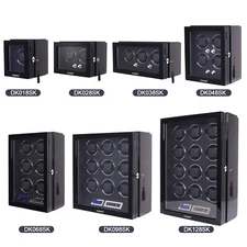 Watch Winder 3-12 Watches Box Display Storage Case with Japanese Mabuchi Motors