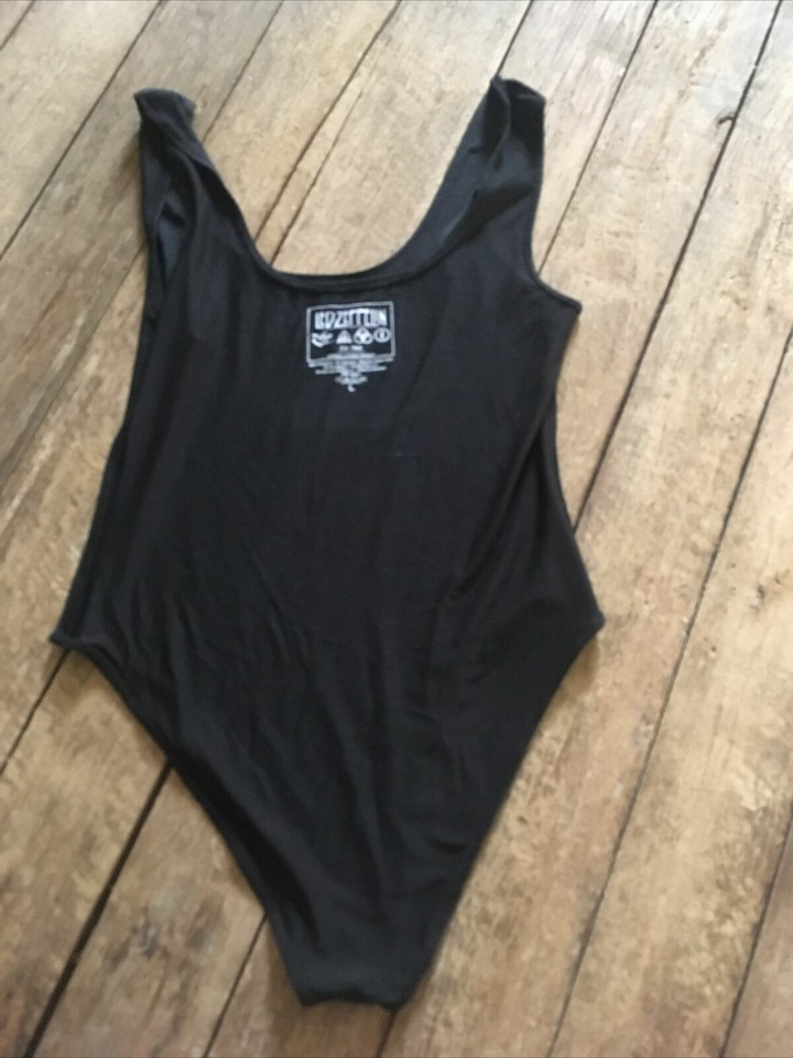 new Led Zeppelin Tshirt freedom usa 1977 black bodysuit tank top t