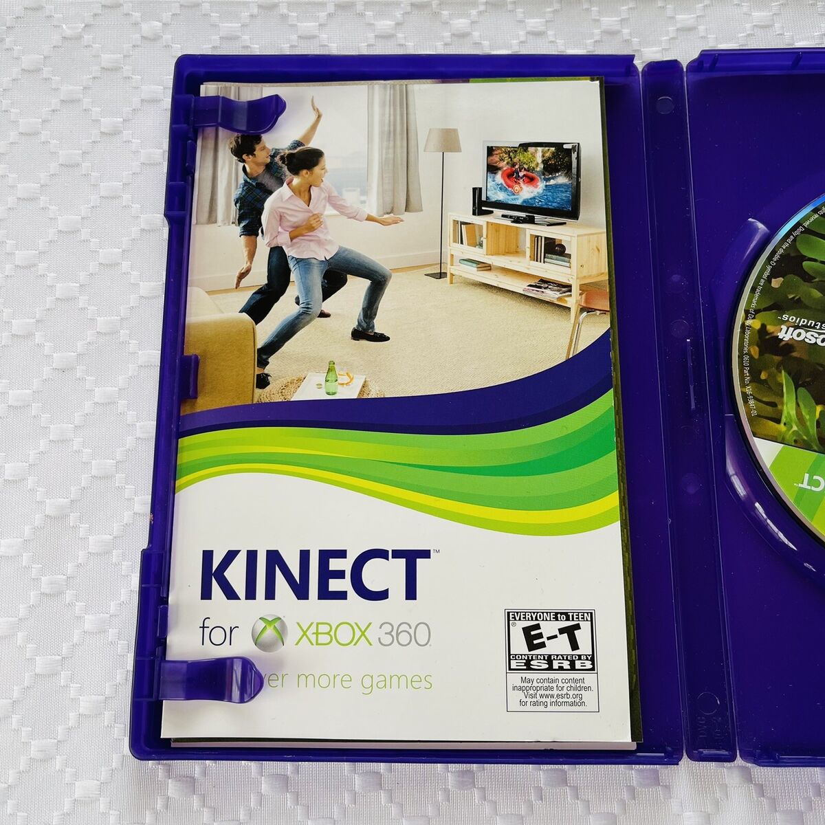 Kinect Adventures Xbox 360 Xbox One Compatible Video Game Complete W/ Manual