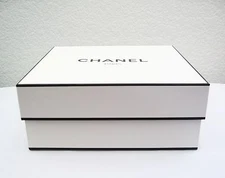 CHANEL Gift Box WHITE TOP & BOTTOM