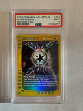 2003 Pokemon - Warp Energy Reverse Holo E Reader Aquapolis 147/147 - PSA 9 Mint! on eBay
