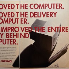 1997 Compaq Computer 2 pg PRINT AD Improvements Made Delivery Entire Company 90s