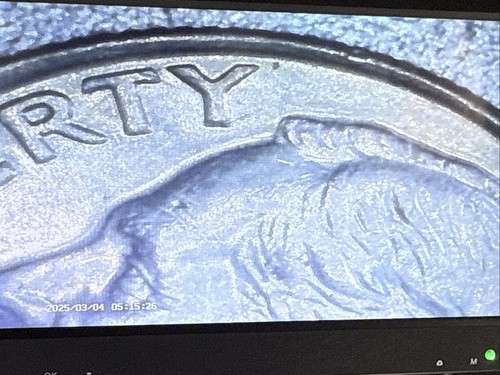 1999 P Roosevelt Dime Struck Off Center & Doubled Die Errors - Picture 8 of 16