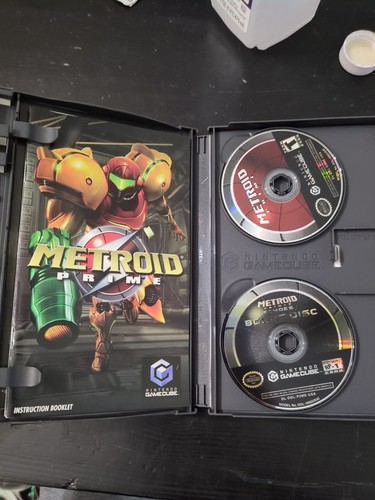 Nintendo Metroid Prime Game with Bonus Metroid Prime 2 Demo Game Complete - Picture 2 of 3